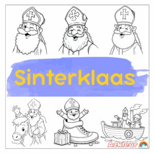 Sinterklaas Kleurplaat