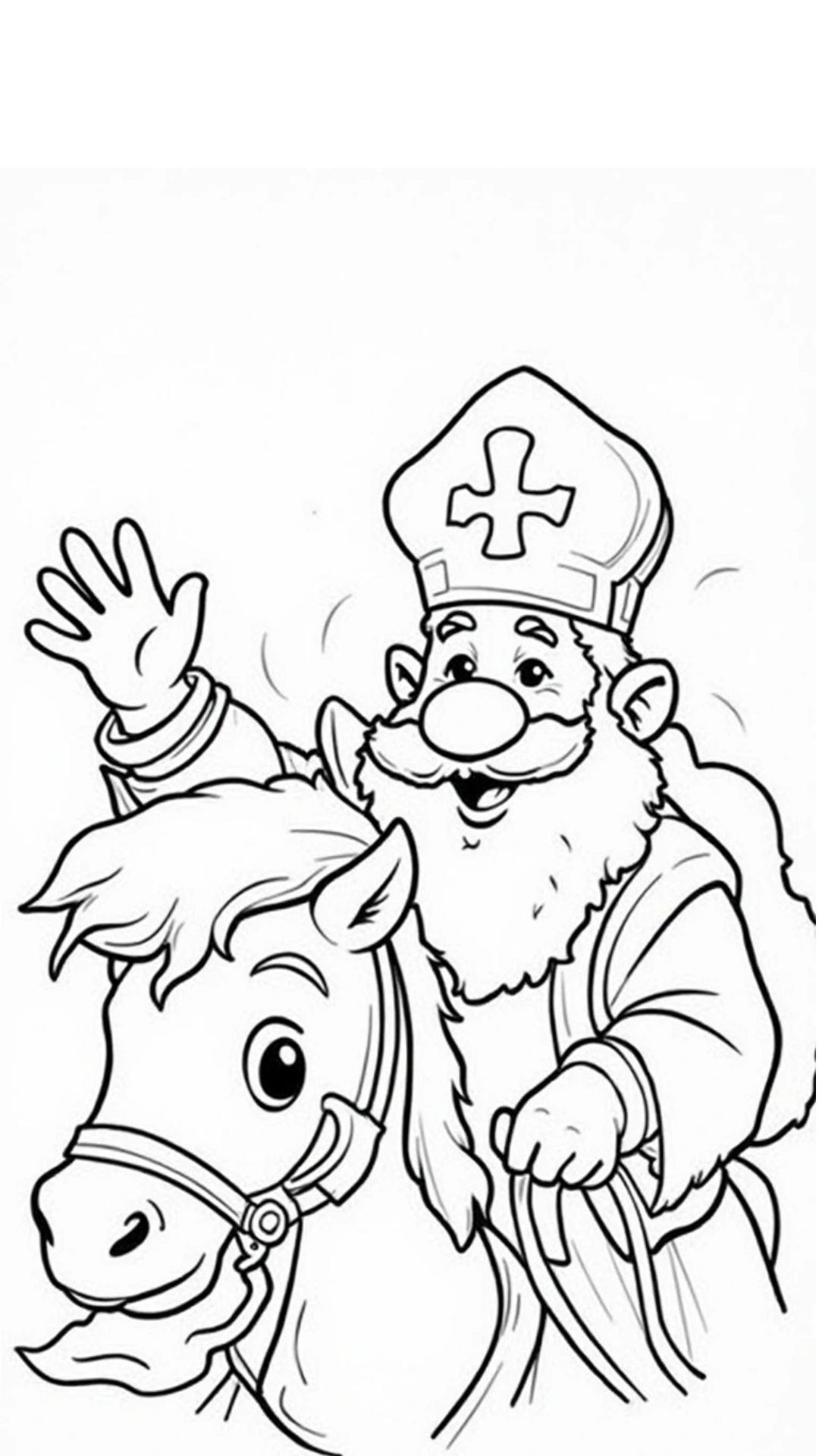 sinterklaas kleurplaten