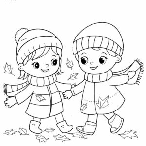 autumn coloring pages free printable