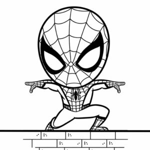 coloring pages spiderman