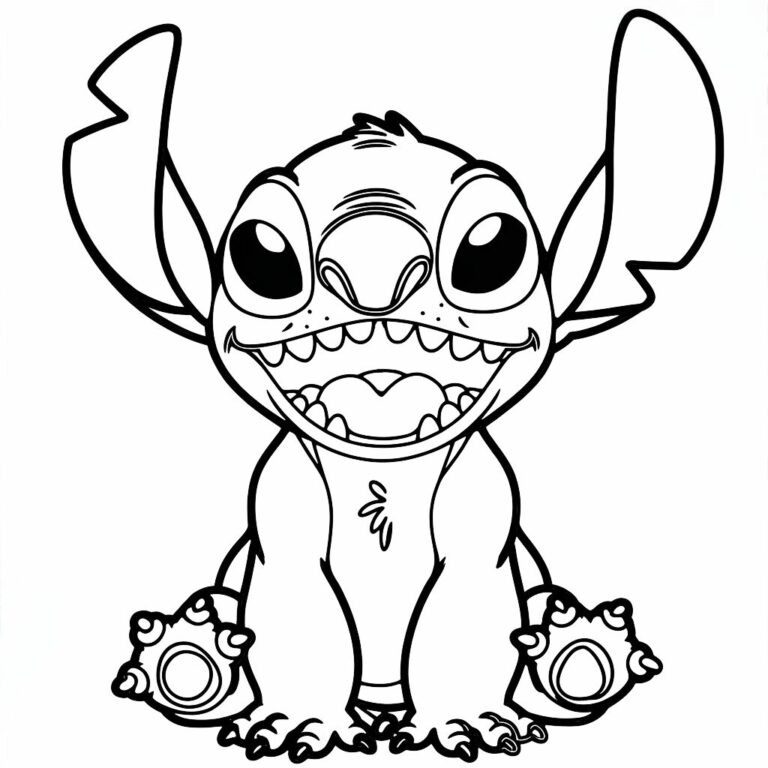 Kostenlose Stich Ausmalbilder – 26 Malvorlagen zum Ausdrucken als PDF