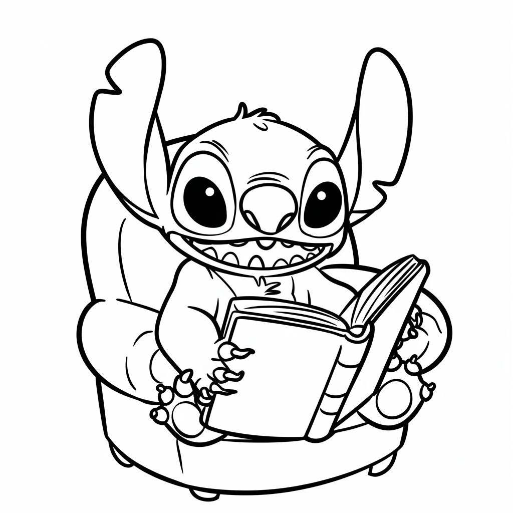 coloriage à imprimer stitch