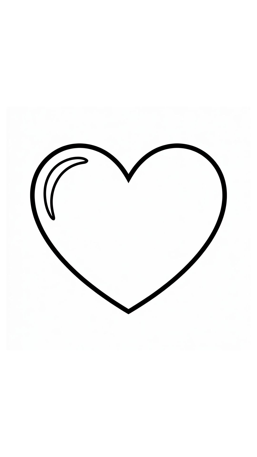 tekening hartje