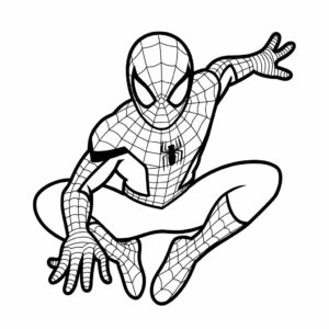 spider man coloring pages