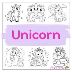 Unicorn Kleurplaat