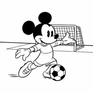 voetballen kleurplaat