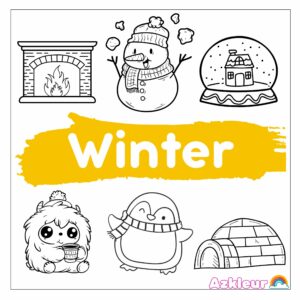Inverno para Colorir