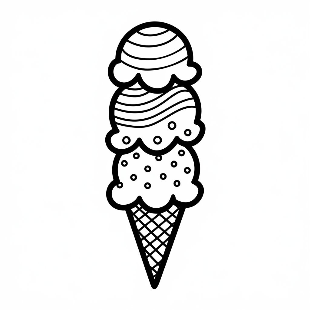 ausmalbilder eis