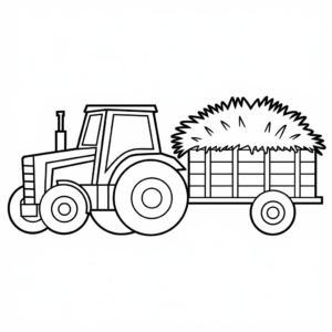 printable tractor coloring pages