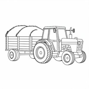 coloring pages tractors