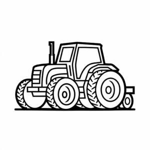 tractors coloring pages