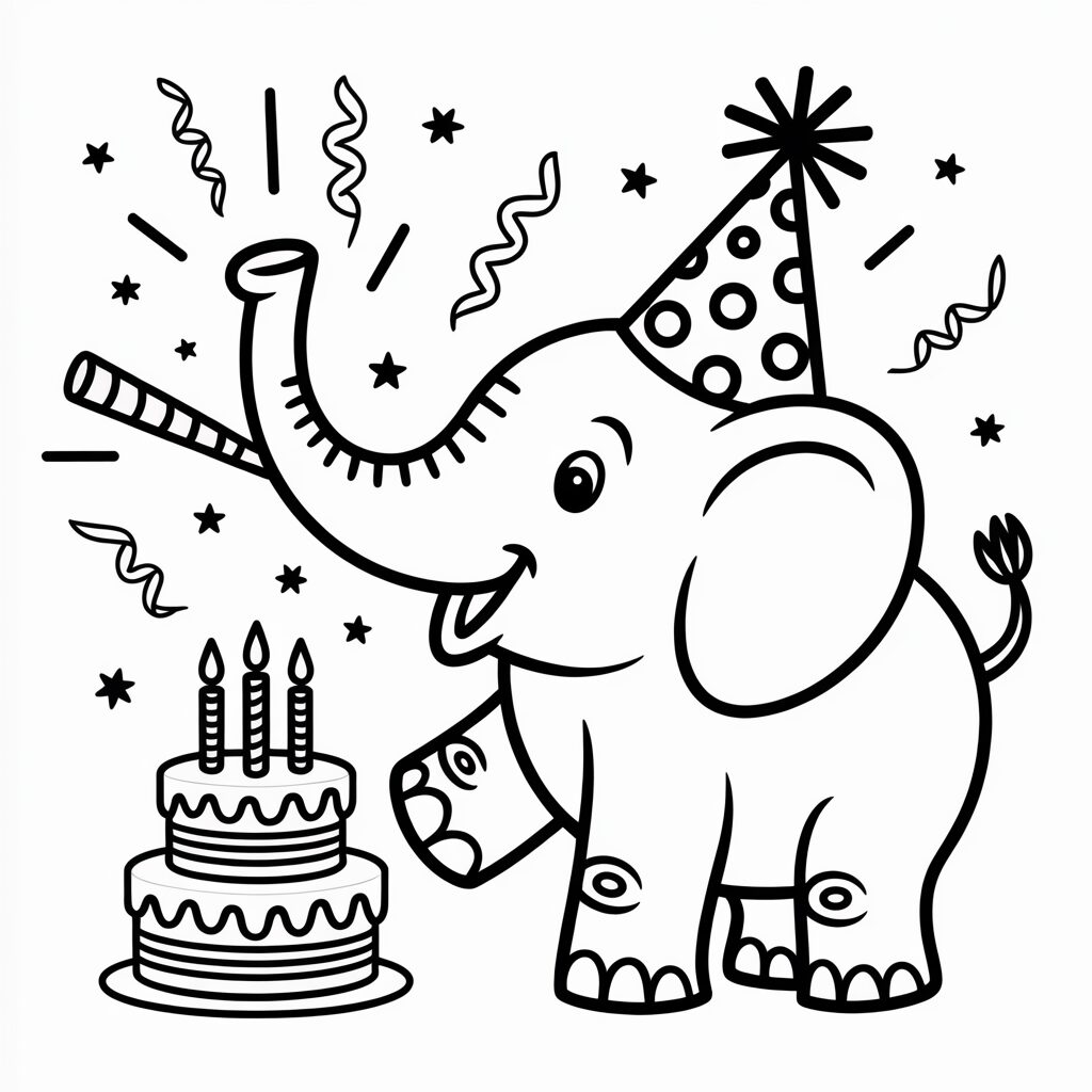 Anniversaire avec des animaux