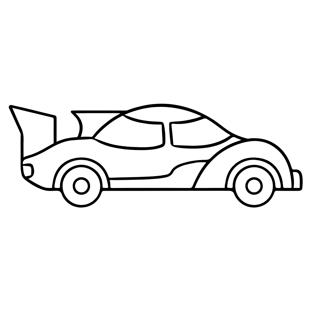 Ausmalbilder Rennwagen