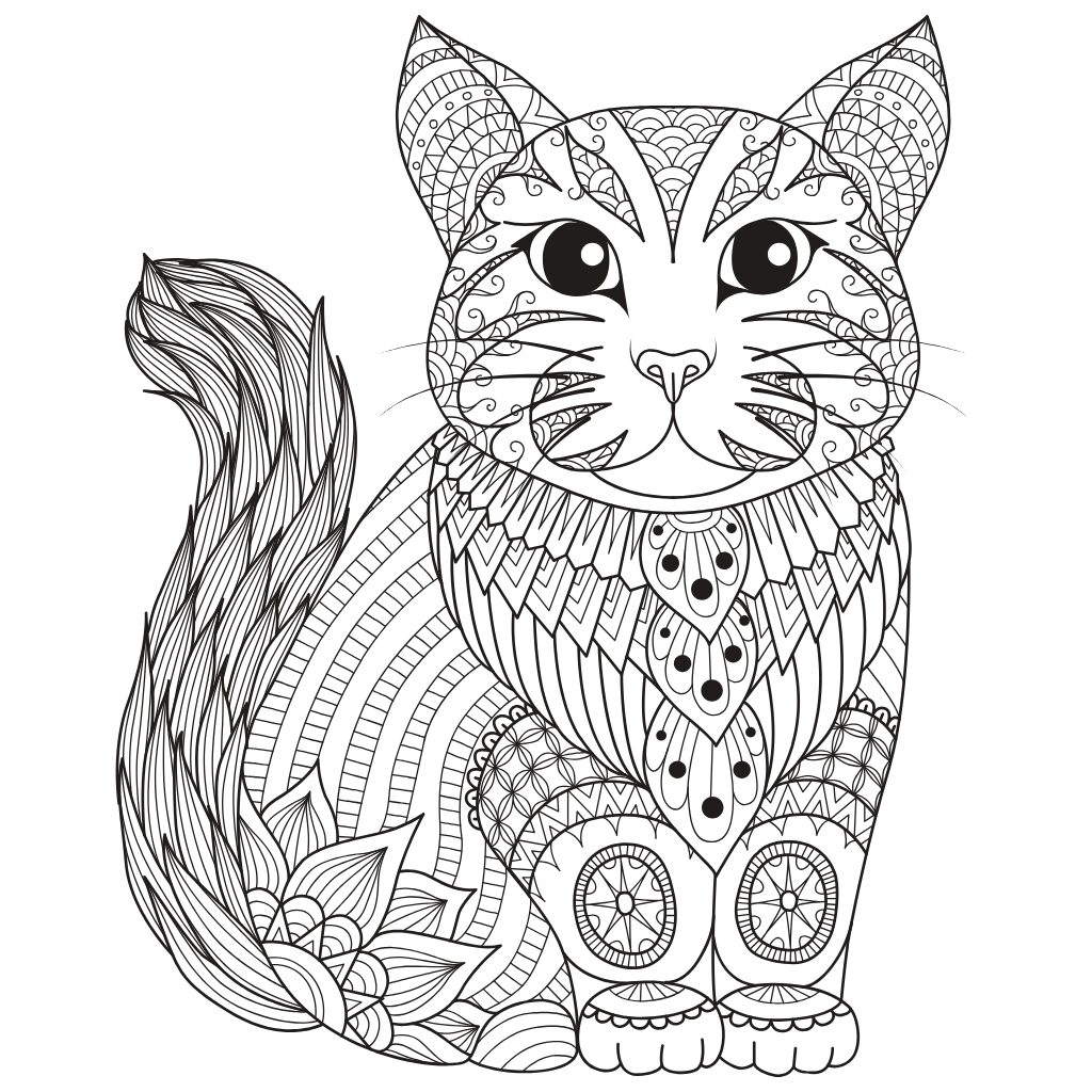 Coloriages Mandalas d’Animaux