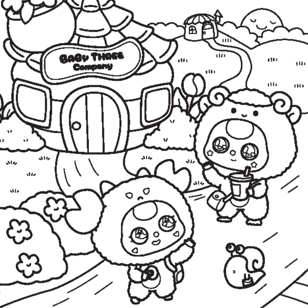 Baby Three en zijn vriendjes free