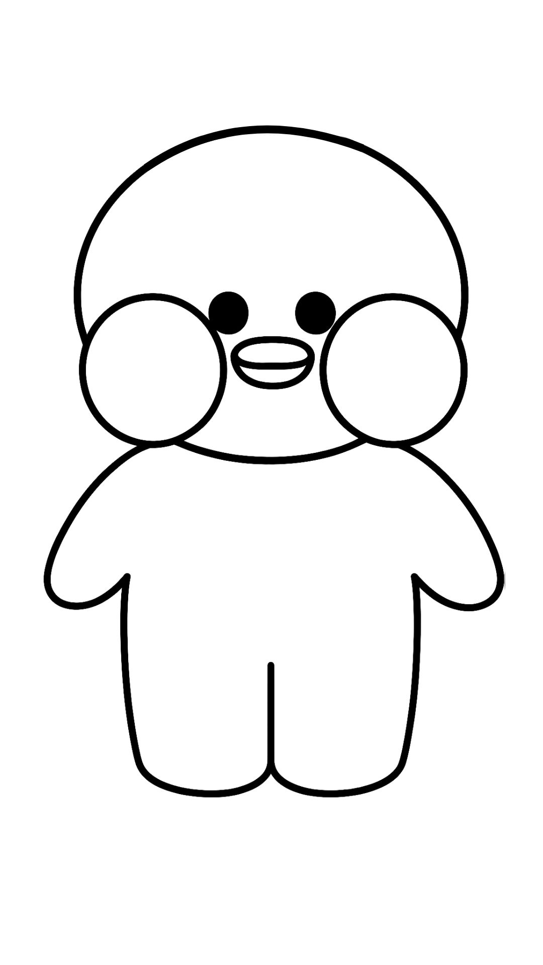 Colorier Lalafanfan facilement pdf à imprimer