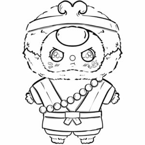 Printable baby three coloring pages for toddlers