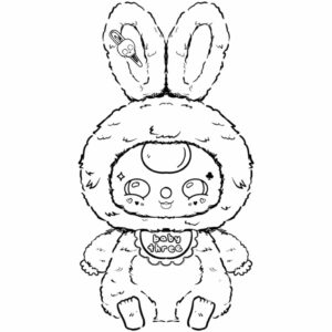 Free baby three coloring page for preschoolers