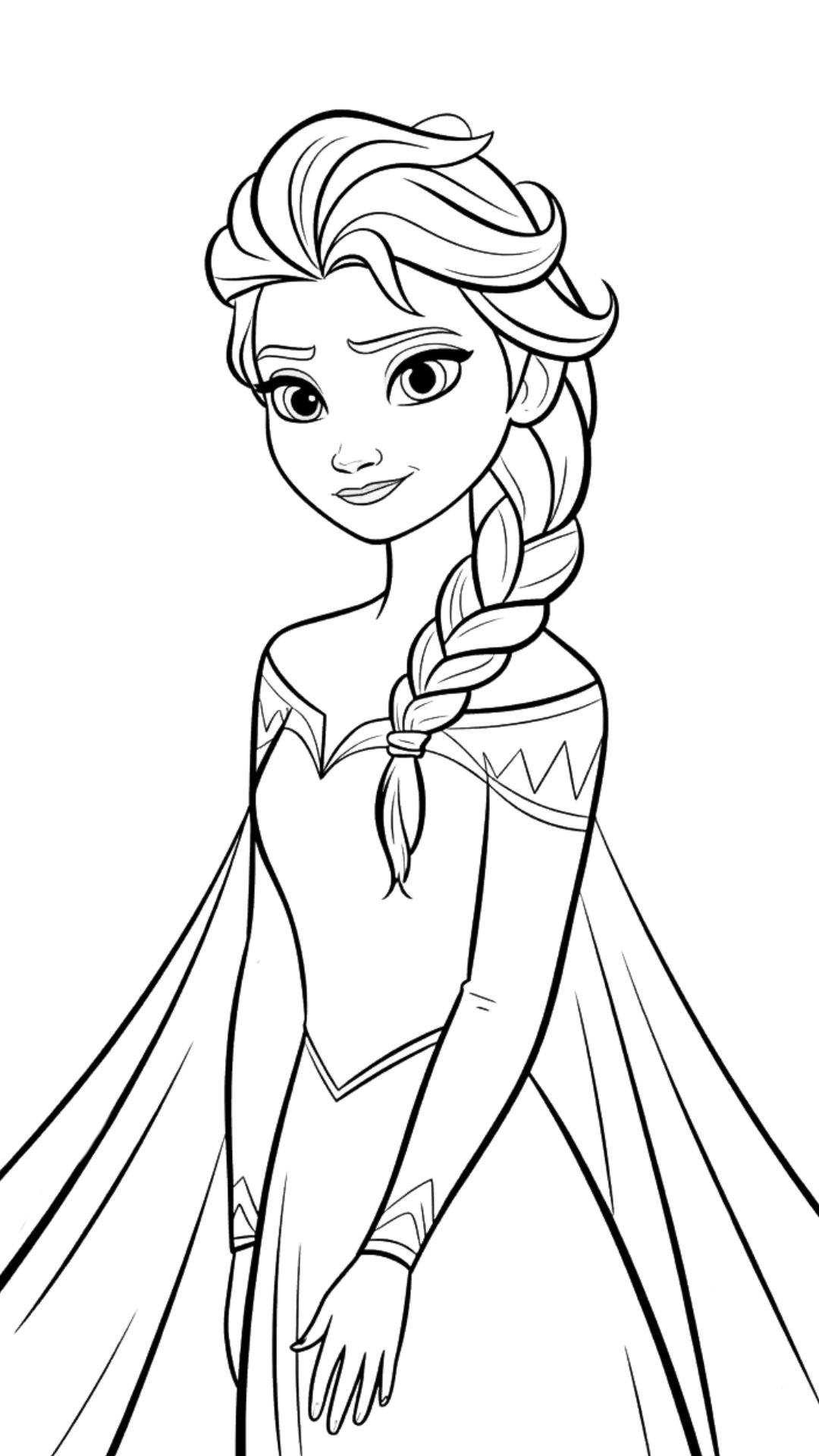 Elsa coloriage en ligne free download
