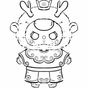 Cute baby three free coloring pictures