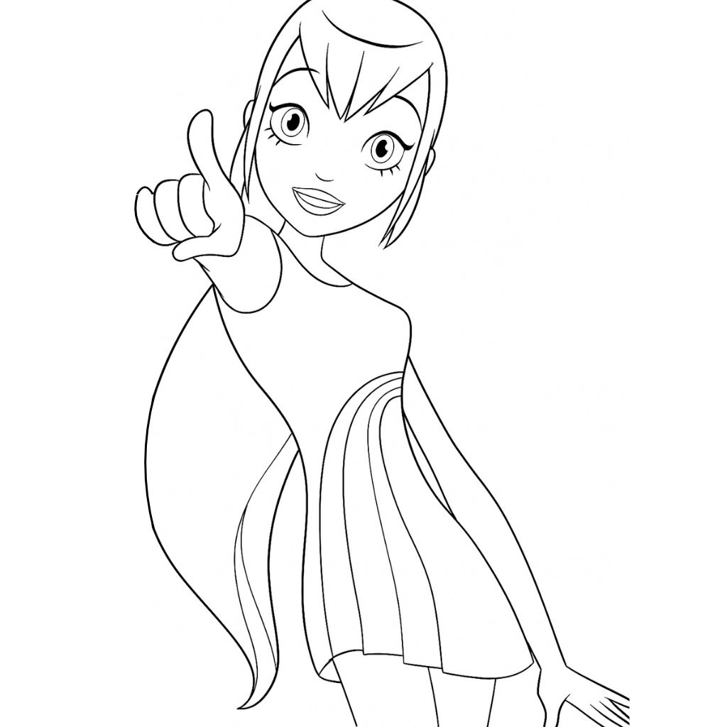 Personaggio K3 Karen – disegno da colorare in PDF gratuito