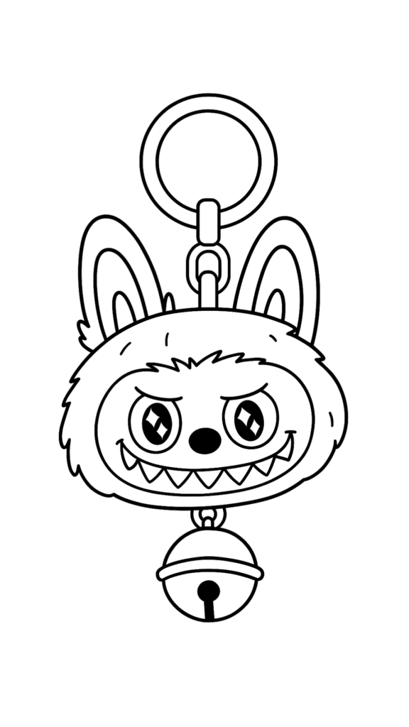 Labubu boyama PDF çıktısı