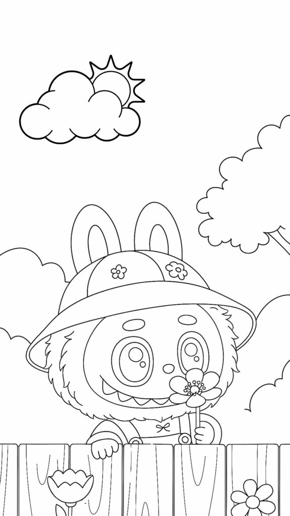 Labubu boyama kitap PDF indir