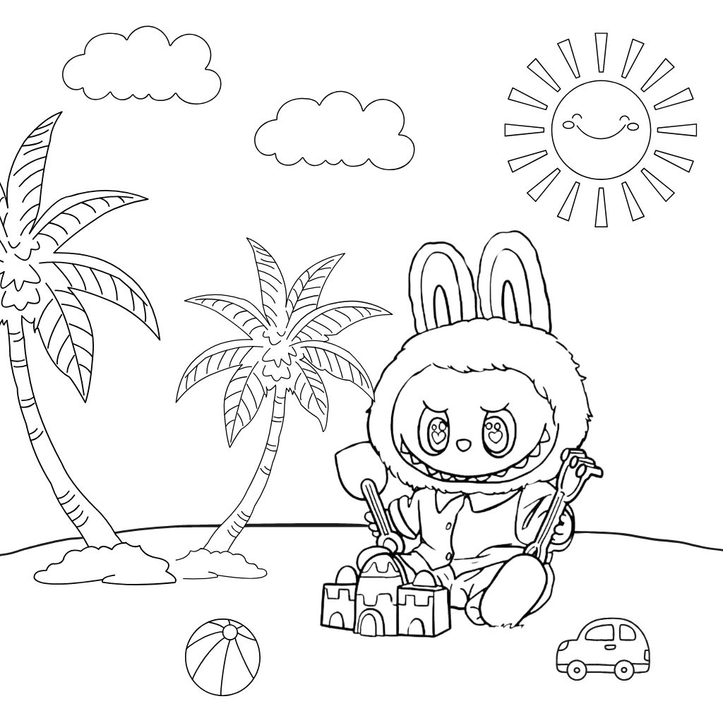 Labubu Malvorlagen kostenloser Download