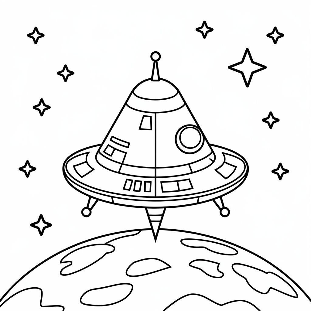 coloriage planete terre