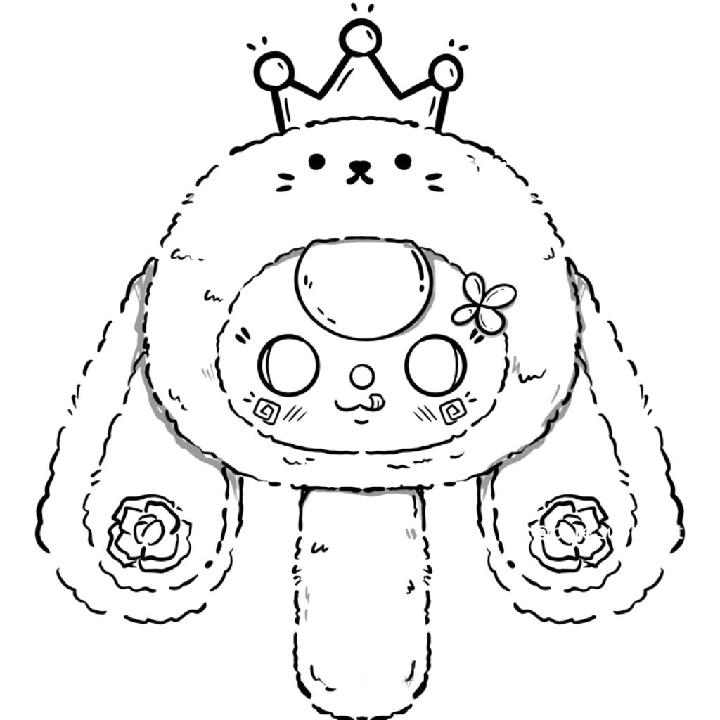 Makkelijk baby three kleurplaat voor kids