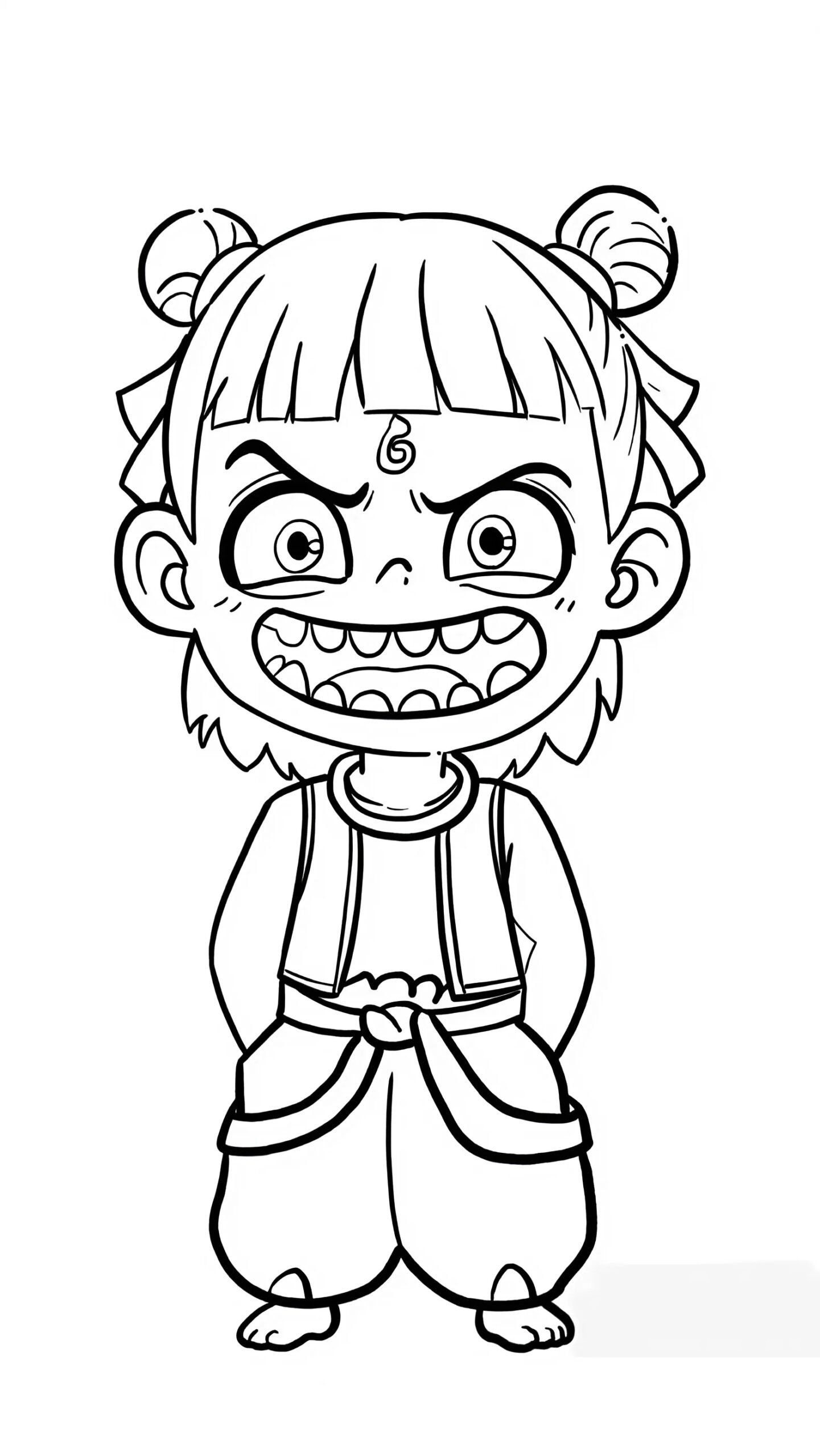 Ne Zha kleurpagina’s printen voor kinderen