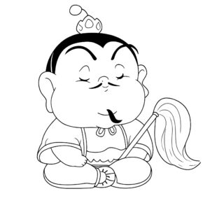 Ne Zha printable coloring pages for kids