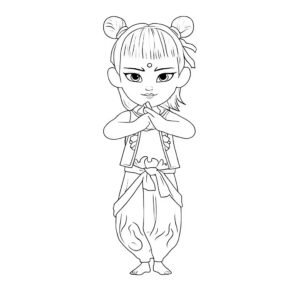 Ne Zha coloring sheets latest 2025