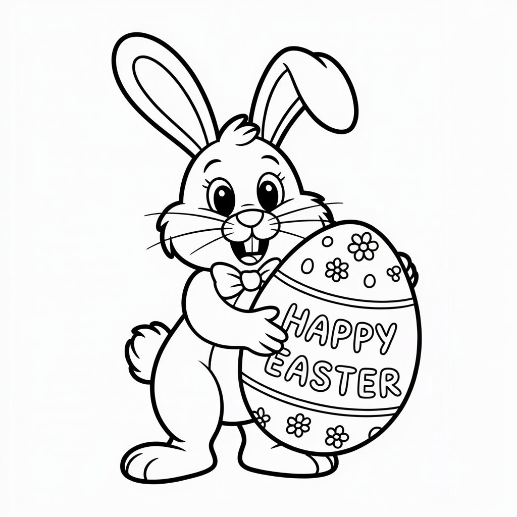 Coloriages de Pâques en PDF pour enfants