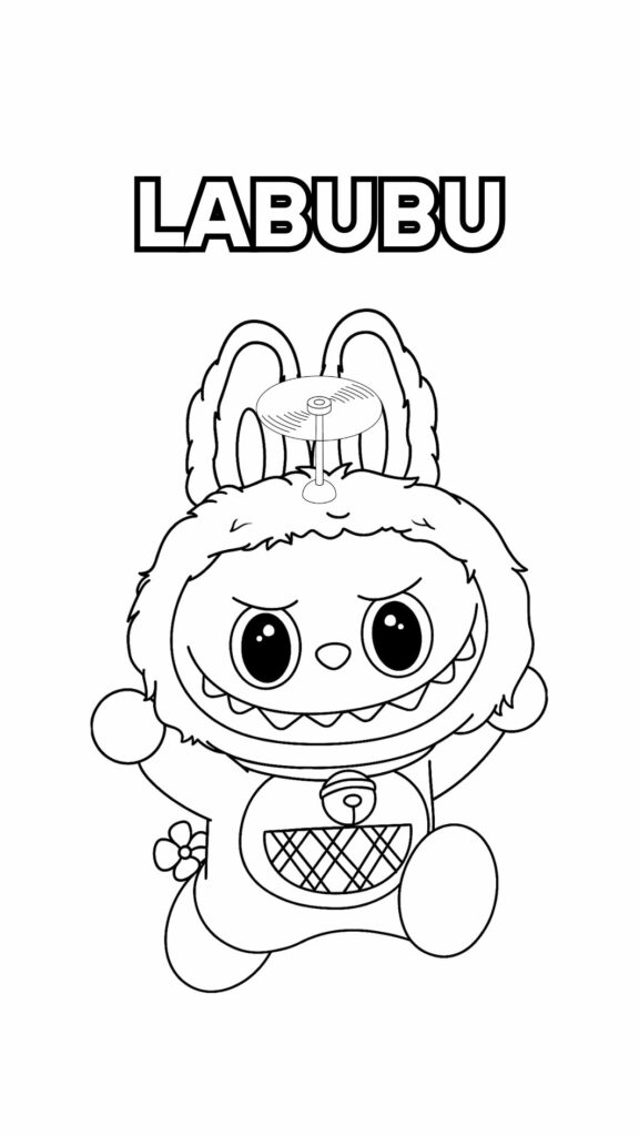 Labubu boyama PDF dosyası indir