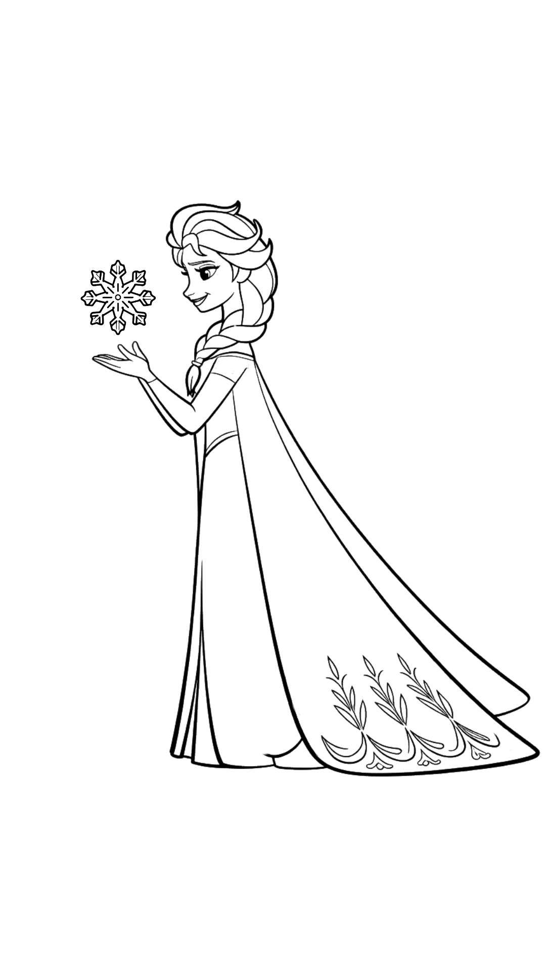 Pages à colorier Elsa à imprimer gratuitement