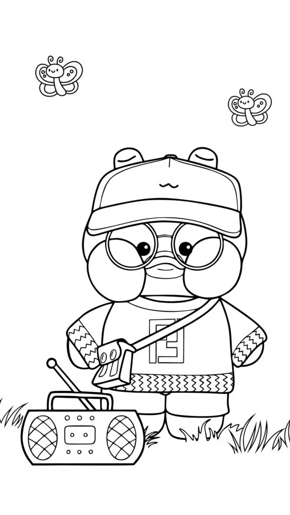 2025 Lalafanfan coloring pages print free