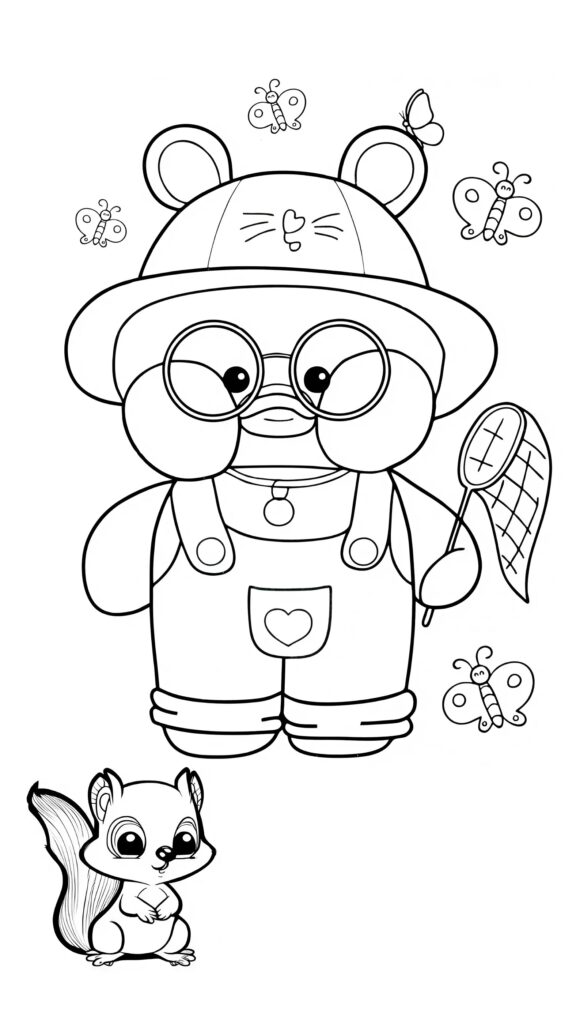 Lalafanfan coloring pages latest download