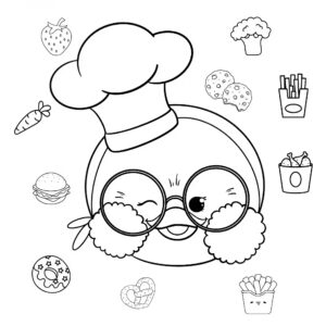 Lalafanfan coloring pages