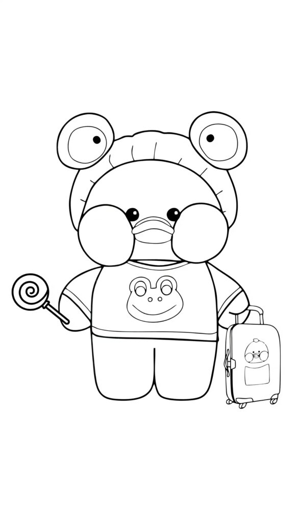 Lalafanfan coloring pages latest print