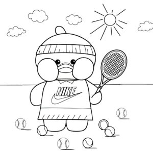 Lalafanfan coloring pages print download