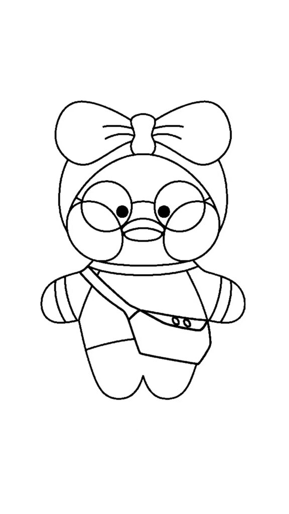 Lalafanfan coloring pages free download print