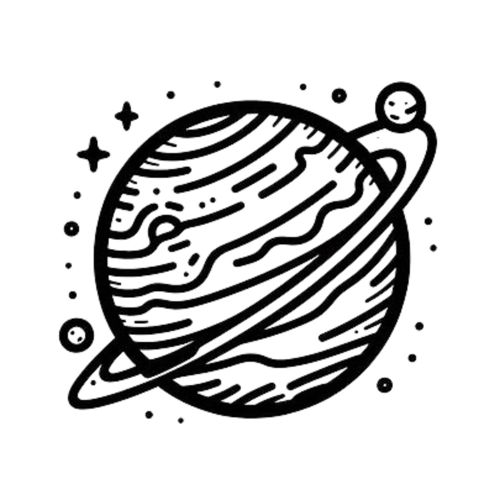 coloriage planète à imprimer