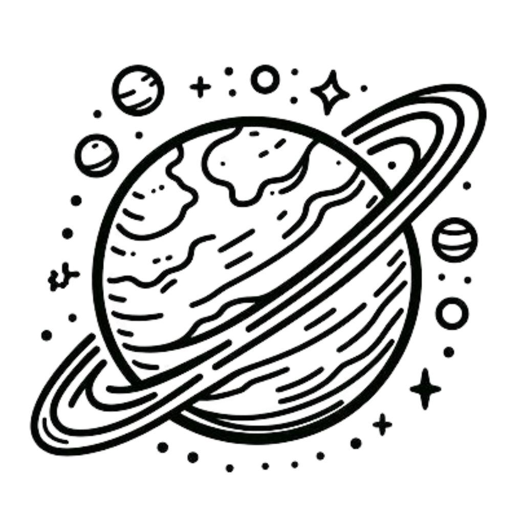 coloriage planètes