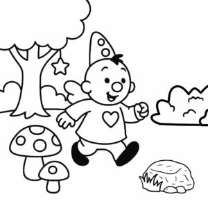 Disegno stampabile del Mondo dei Sogni di Bumba