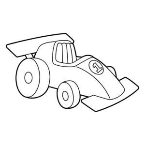 Rennwagen Ausmalbilder