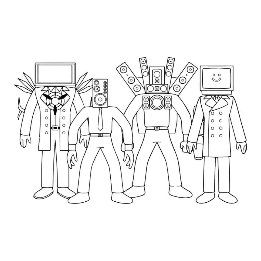 Skibidi toilet Tekening anime