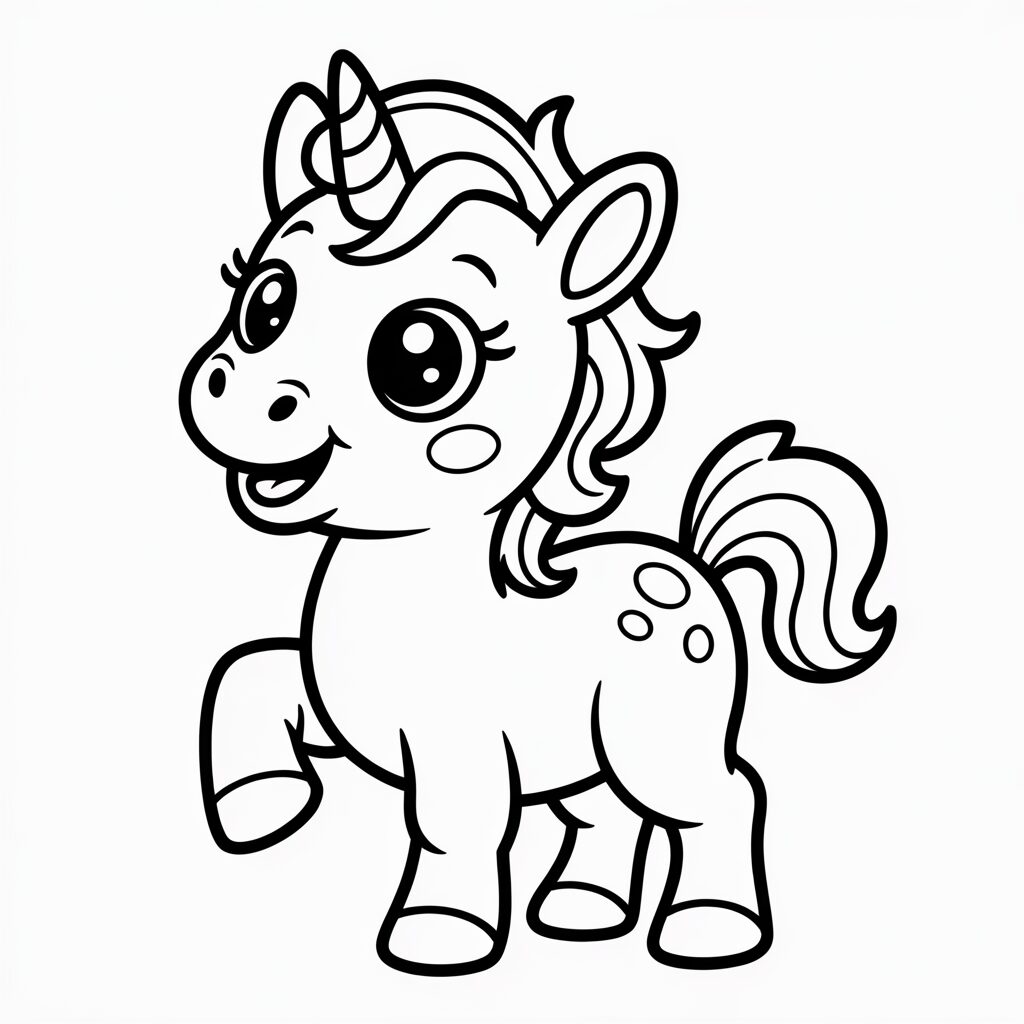 Colorier des licornes mignonnes