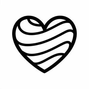 free heart coloring pages