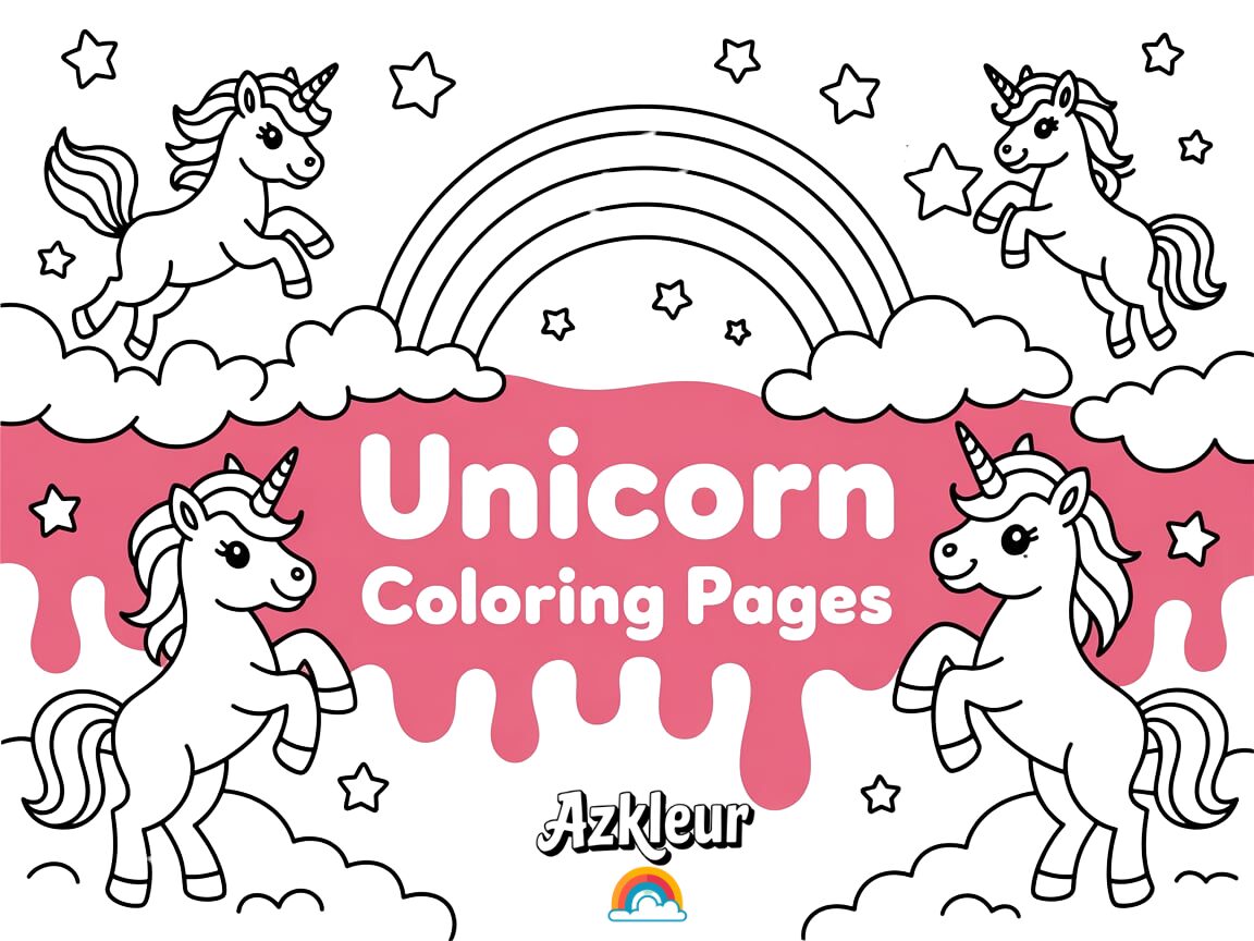 Unicorn Coloring Pages